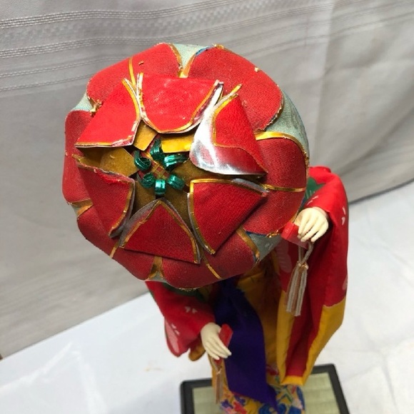 Vintage Japanese Ryukyu Doll Kimono Geisha Okinawa Maiko Traditional Folk Art - Picture 3 of 5